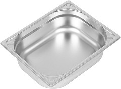  Vogue Heavy Duty Stainless Steel 1/2 Gastronorm Pan 100mm 