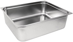  Vogue Stainless Steel 2/1 Gastronorm Pan 200mm 