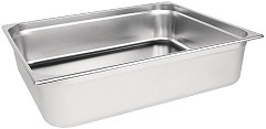  Vogue Stainless Steel 2/1 Gastronorm Pan 150mm 