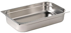  Vogue Stainless Steel 1/1 Gastronorm Pan 65mm 