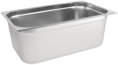  Vogue Stainless Steel 1/1 Gastronorm Pan 200mm 