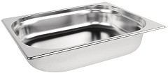  Vogue Stainless Steel 1/2 Gastronorm Pan 65mm 