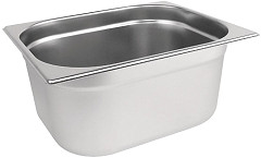  Vogue Stainless Steel 1/2 Gastronorm Pan 150mm 