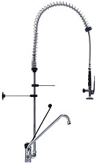  Gastro M Gastro-M High Model Monobloc Pre-Rinse Spray With Separate Swing Tap and Hands-Free Operation 