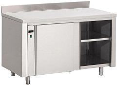  Gastro M Gastro-M Stainless Steel Hot Cupboard With Upstand 850 x 1000 x 700mm 