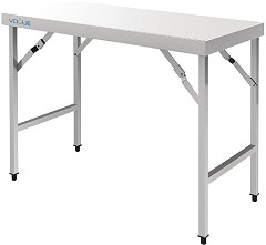  Vogue Stainless Steel Folding Table 1200mm 