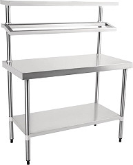  Vogue Stainless Steel Prep Station with Gantry 