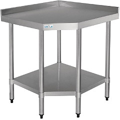  Vogue Stainless Steel Corner Table 700mm 