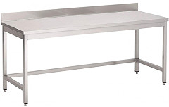  Gastro M Gastro-M S/S table without undershelf with upstand 1000x700x850mm 