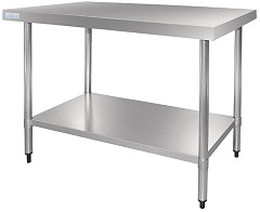  Vogue Stainless Steel Prep Table 1800mm 