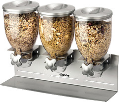  Bartscher 3-piece cereal dispenser 