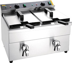  Buffalo Twin Tank Induction Fryer 2x3kW 