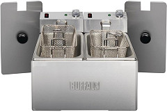  Buffalo Twin Tank Twin Basket 2x3Ltr Countertop Fryer 2x2kW 