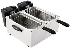  Caterlite Light Duty Twin Tank Twin Basket Countertop Electric Fryer 2x2kW 