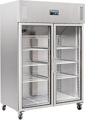  Polar G-Series Upright Double Door Gastro Display Fridge 1200Ltr 