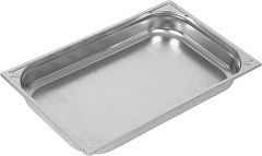  Vogue Heavy Duty Stainless Steel Perforated 1/1 Gastronorm Pan 65mm 