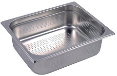  Gastro M Stainless Steel Gastronorm Pan Perforated 1/2GN 100mm 