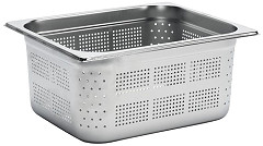  Gastro M Stainless Steel Gastronorm Pan Perforated 1/2GN 150mm 