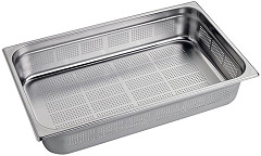  Gastro M Stainless Steel Gastronorm Pan Perforated 1/1GN 100mm 