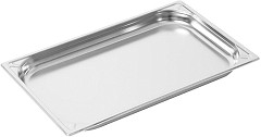  Vogue Heavy Duty Stainless Steel 1/1 Gastronorm Pan 40mm 