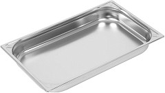  Vogue Heavy Duty Stainless Steel 1/1 Gastronorm Pan 65mm 