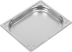  Vogue Heavy Duty Stainless Steel 1/2 Gastronorm Pan 40mm 