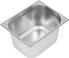  Vogue Heavy Duty Stainless Steel 1/2 Gastronorm Pan 200mm 