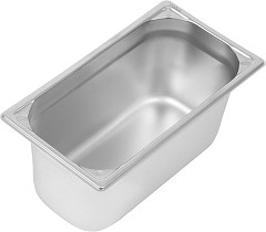  Vogue Heavy Duty Stainless Steel 1/3 Gastronorm Pan 150mm 