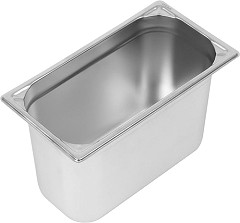  Vogue Heavy Duty Stainless Steel 1/3 Gastronorm Pan 200mm 