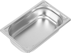  Vogue Heavy Duty Stainless Steel 1/4 Gastronorm Pan 65mm 