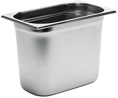  Gastro M Stainless Steel Gastronorm Pan 1/4GN 200mm 