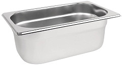  Vogue Stainless Steel 1/4 Gastronorm Pan 100mm 