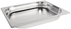  Vogue Stainless Steel 1/2 Gastronorm Pan 40mm 