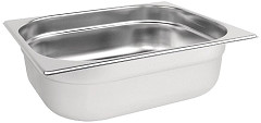  Vogue Stainless Steel 1/2 Gastronorm Pan 100mm 