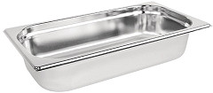  Vogue Stainless Steel 1/3 Gastronorm Pan 65mm 