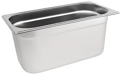  Vogue Stainless Steel 1/3 Gastronorm Pan 150mm 