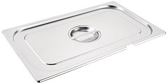  Vogue Stainless Steel 1/1 Gastronorm Notched Lid 