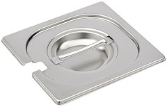  Gastro M Gastro-M Stainless Steel Notched Gastronorm Lid GN 1/6 