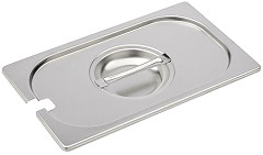  Gastro M Gastro-M Stainless Steel Notched Gastronorm Lid GN 1/4 