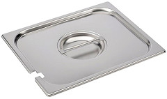  Gastro M Gastro-M Stainless Steel Notched Gastronorm Lid GN 1/2 