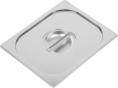  Vogue Heavy Duty Stainless Steel 1/2 Gastronorm Pan Lid 