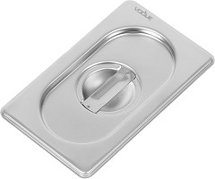  Vogue Heavy Duty Stainless Steel 1/9 Gastronorm Pan Lid 