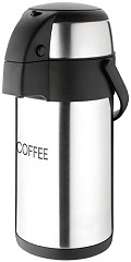  Olympia Pump Action Airpot Etched 'Coffee' 3Ltr 