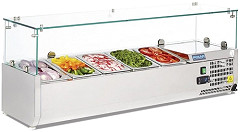  Polar G-Series Countertop Prep Fridge 5x 1/4GN 
