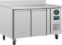  Polar U-Series Double Door Counter Freezer with Upstand 282Ltr 