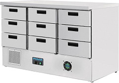  Polar G-Series Refrigerated Counter with 9 Drawers 368Ltr 