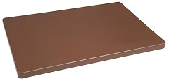  Hygiplas Extra Thick Low Density Brown Chopping Board Standard 