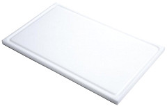  Gastro M Gastro-M GN1/2 HDPE chopping board with groove - white 15mm 