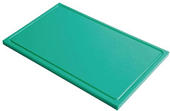  Gastro M Gastro-M GN1/2 HDPE chopping board with groove - green 15mm 