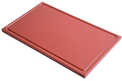  Gastro M Gastro-M GN1/1 HDPE chopping board with groove - brown 15mm 